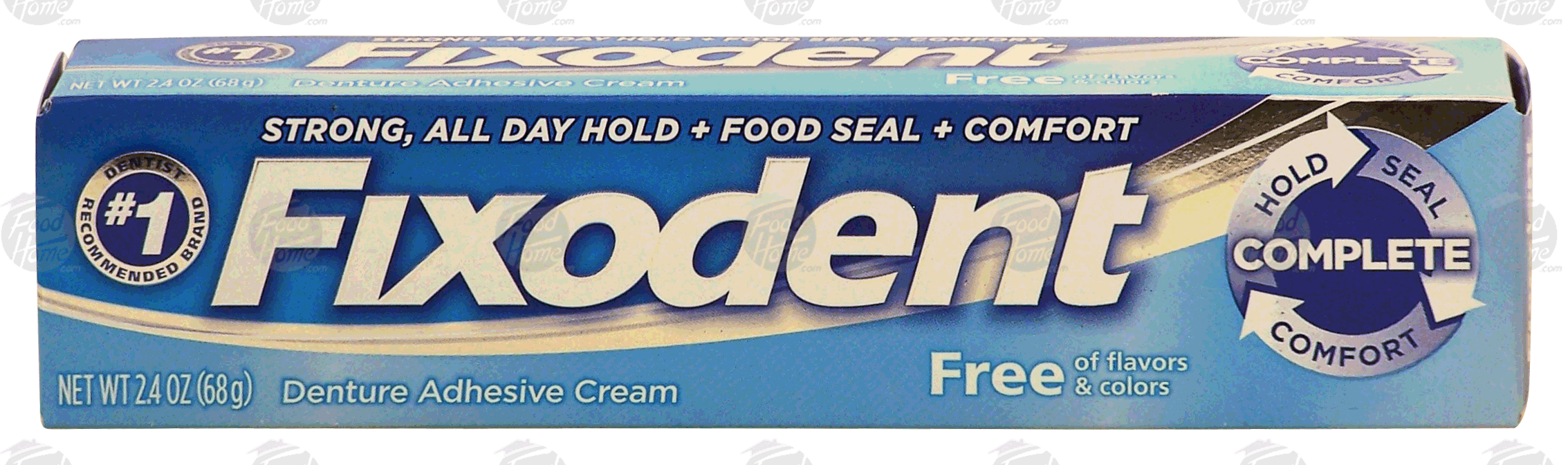 Fixodent Free denture adhesive cream free of artificial flavors & colors Full-Size Picture